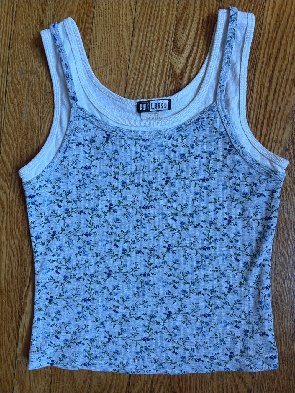 Vintage Layered Tank Tops Size Medium